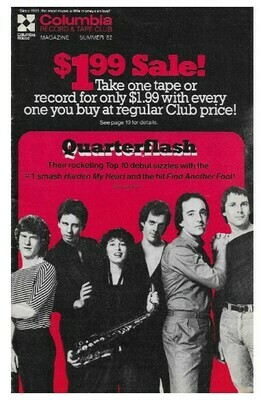 Columbia Record + Tape Club / Quarterflash | Summer 1982