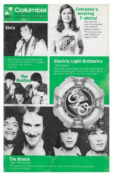 Columbia Record + Tape Club / Elvis Presley-The Beatles-The Knack-Electric Light Orchestra | December 1979
