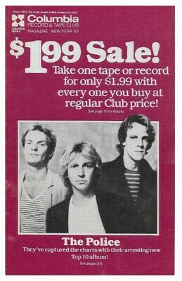 Columbia Record + Tape Club / The Police | New Year 1982