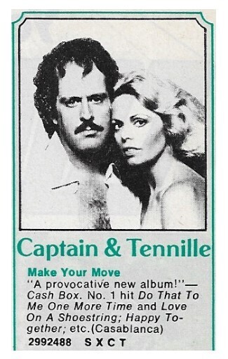 Captain + Tennille, The / Make Your Move | Magazine Ad | 1979