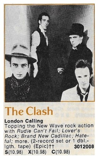 Clash, The / London Calling | Magazine Ad | December 1979