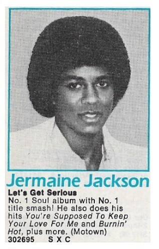 Jackson, Jermaine / Let&#39;s Get Serious | Magazine Ad | March 1980