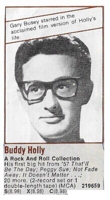 Holly, Buddy / A Rock and Roll Collection | Magazine Ad | 1978
