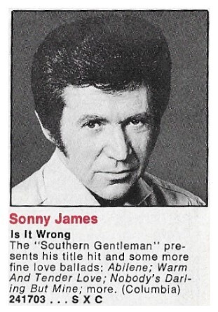 James, Sonny / Is It Wrong | Magazine Ad | 1974