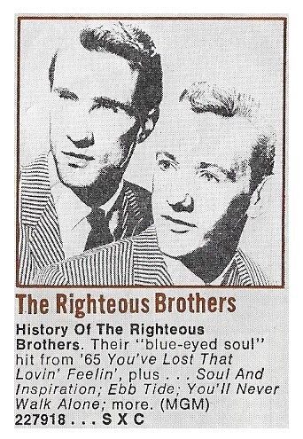 Righteous Brothers, The / History of The Righteous Brothers | Magazine Ad | 1972