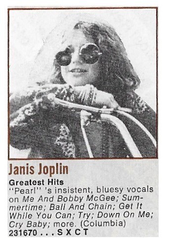 Joplin, Janis / Greatest Hits | Magazine Ad | June 1973