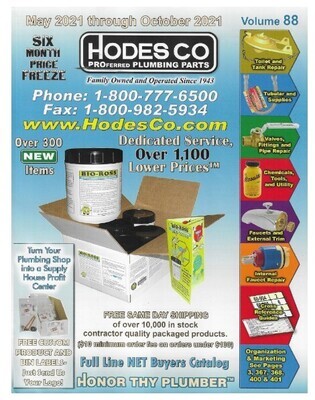 Hodes Co. / Full Line Net Buyers Catalog | May 2021-October 2021 | Volume 88