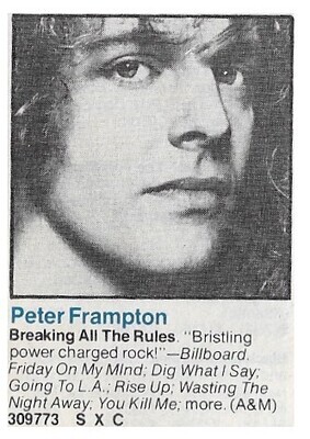Frampton, Peter / Breaking All the Rules | Magazine Ad | May 1981