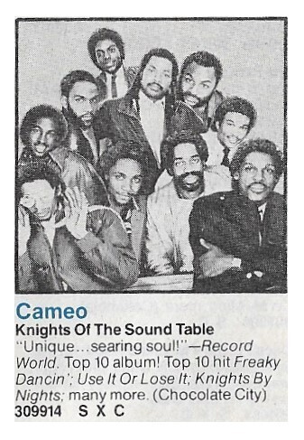 Cameo / Knights of the Sound Table | Magazine Ad | May 1981