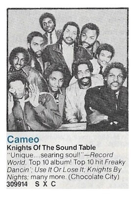 Cameo / Knights of the Sound Table | Magazine Ad | May 1981
