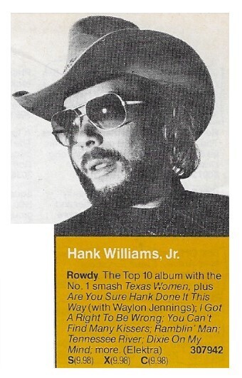 Williams, Hank (Jr.) / Rowdy | Magazine Ad | January 1981