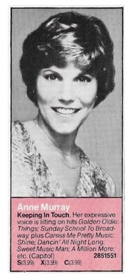 Murray, Anne / Keeping In Touch | Magazine Ad | September 1976