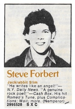 Forbert, Steve / Jackrabbit Slim | Magazine Ad | 1979