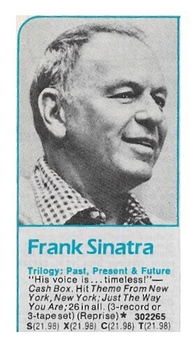 Sinatra, Frank / Trilogy: Past, Present + Future | Magazine Ad | March 1980