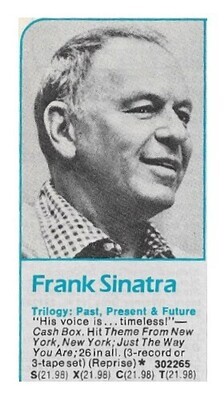 Sinatra, Frank / Trilogy: Past, Present + Future | Magazine Ad | March 1980