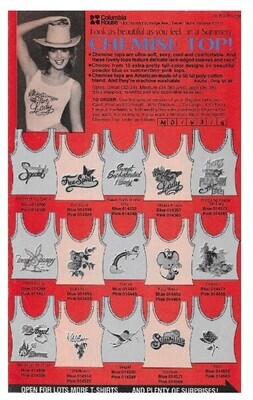Columbia House / Chemise Top! | Advertisement / 1979