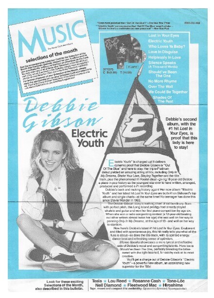 Gibson, Debbie / Electric Youth / 1989