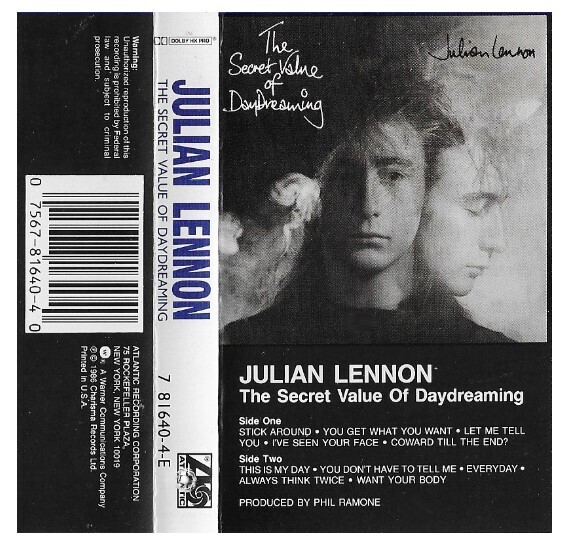 Lennon, Julian / The Secret Value of Daydreaming | Atlantic 81640-4-F | March 1986
