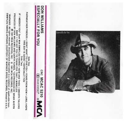 Williams, Don / Especially For You | MCA MCAC-5210 | June 1981