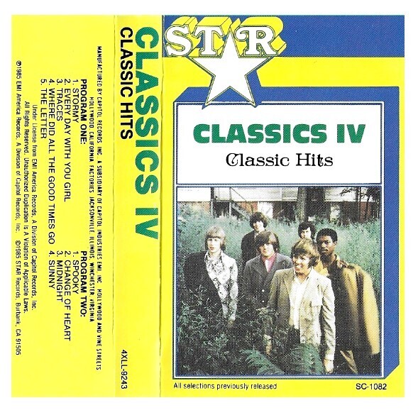 Classics IV / Classic Hits | Star 4XLL-9243 | 1985