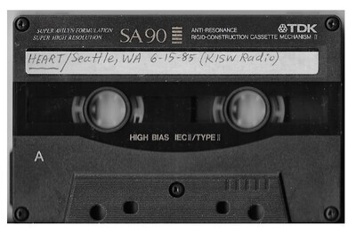 Heart / Seattle, WA (KISW Radio) - June 15, 1985 | Live Cassette