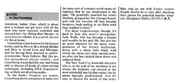 Greenburg, Dan / Exes | February 1990