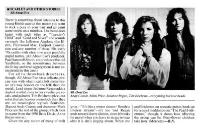 All About Eve / Scarlet and Other Stories | February 1990