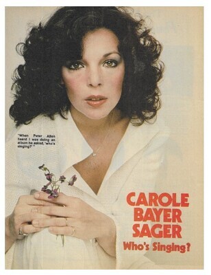 Bayer Sager, Carole / Who's Singing? | January 1978
