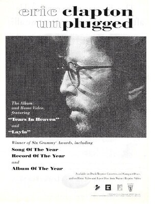Clapton, Eric / Unplugged | Magazine Ad | 1993