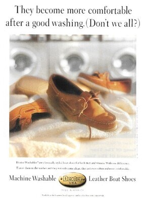 Dexter / Machine Washable Leather Boat Shoes / 1993