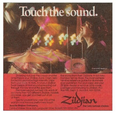 Appice, Carmine / Zildjian - Touch the Sound / 1981