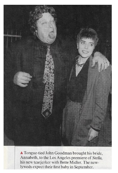 Goodman, John / In Los Angeles at 'Stella' Premiere | Magazine Photo | February 1990