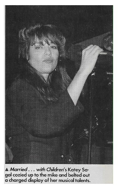 Sagal, Katey / On Stage in Los Angeles (China Club) | Magazine Photo | February 1990