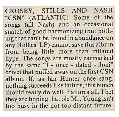 Crosby, Stills + Nash / CSN | Magazine Review | January 1978