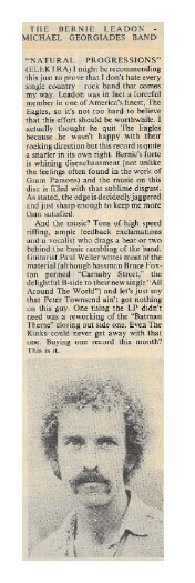 Leadon, Bernie (+ Michael Georgiades) / Natural Progressions / 1978