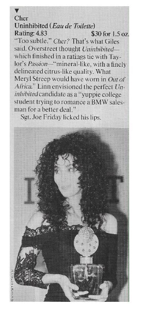Cher / Uninhibited (Perfume) | Magazine Review | February 1990