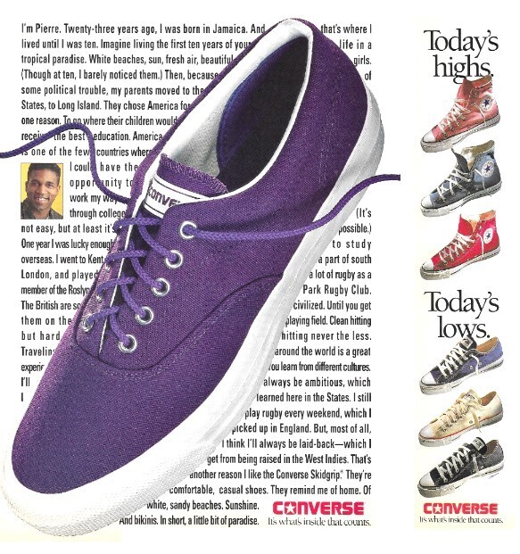 Converse / It's What's Inside That Counts | Magazine Ad | 1991