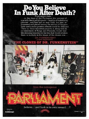 Parliament / The Clones of Dr. Funkenstein | Magazine Ad | December 1976