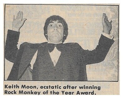 Moon, Keith / Rock Awards / 1976