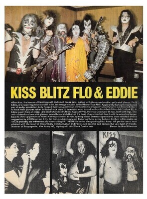 Kiss / Kiss Blitz Flo + Eddie | Magazine Article | December 1976