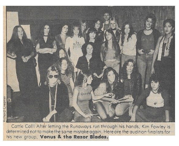 Venus + The Razor Blades / Cattle Call! / 1976