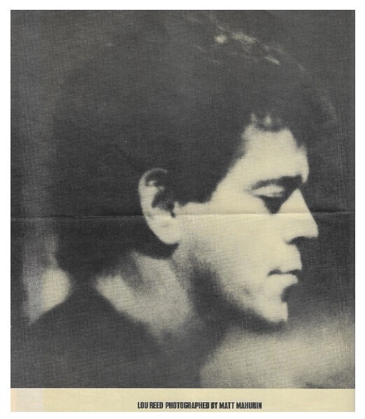 Reed, Lou / Out of the Darkness | Magazine Article | September 1986
