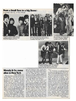 Wood, Ron / From a Small Face to a Big Stone (1979)