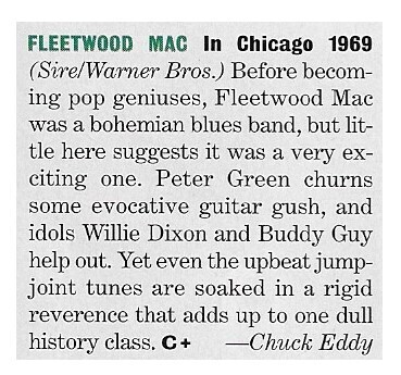 Fleetwood Mac / In Chicago 1969 | April 1994