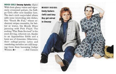 Indigo Girls / Swamp Ophelia | Magazine Review | May 1994