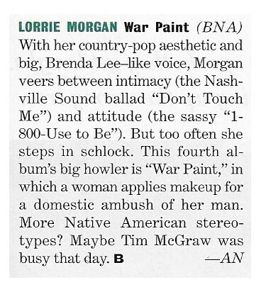 Morgan, Lorrie / War Paint / 1994