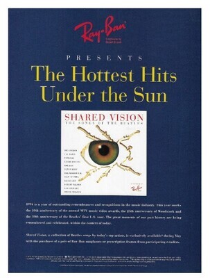 Various Artists / Shared Vision - The Songs of The Beatles | Magazine Ad | 1994