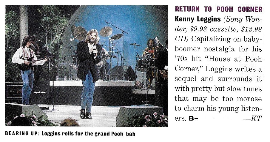 Loggins, Kenny / Return to Pooh Corner | June 1994