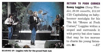 Loggins, Kenny / Return to Pooh Corner | June 1994