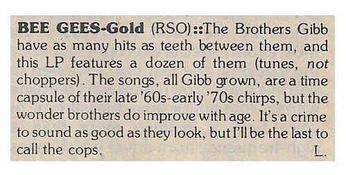 Bee Gees / Gold (1977)